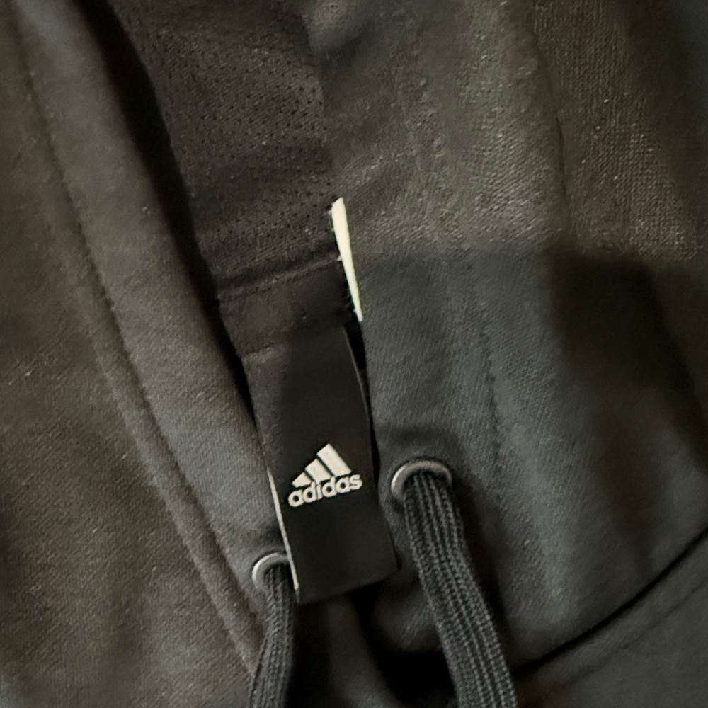 Adidas Black and Gray Hoodie - Picture 2 of 3